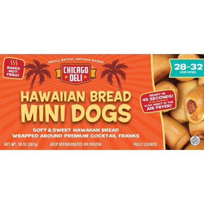 Chicago Deli Hawaiian Bread Mini Dogs (20 oz.) - Sam's Club