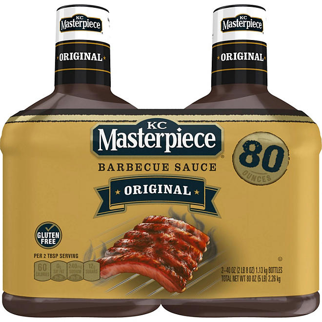 KC Masterpiece Barbecue Sauce, Original (40 oz bottle., 2 pk.)
