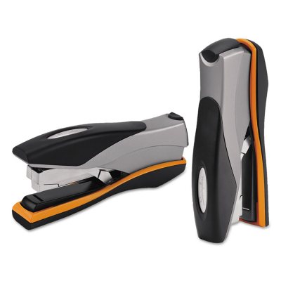 Swingline Optima 40  Desktop Stapler, 40-Sheet Capacity -  Silver/Black/Orange