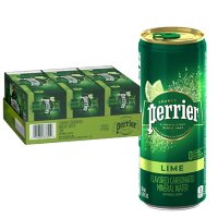 Perrier Sparkling Natural Mineral Water Lime (8.45oz / 30pk)