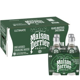 Maison Perrier Unflavored Sparkling Water, 11.15 fl. oz., 24 pk.