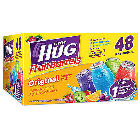 Little Hug Fruit Barrels (8 fl. oz., 48 pk.)