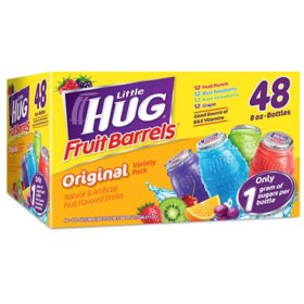 Little Hug Fruit Barrels 8 fl. oz., 48 pk.