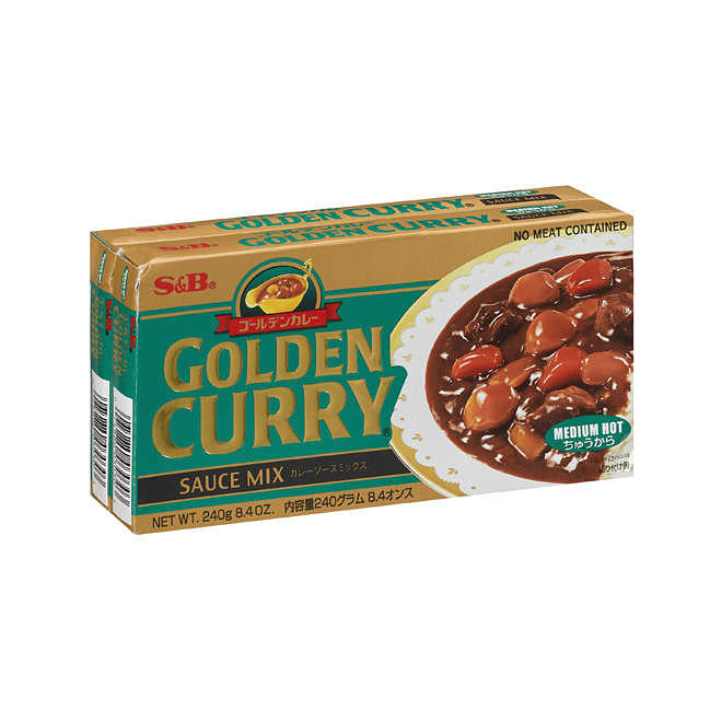 S&B® Golden Curry® Sauce Mix - 2/8.4oz