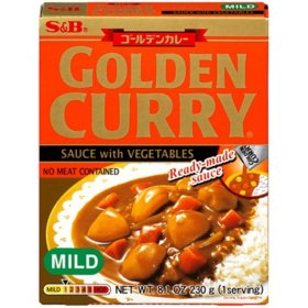 S&B Golden Curry Sauce with Vegetables, Mild 5 pk.