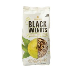 Hammons Shelled American Fancy Large Black Walnuts, 20 oz.