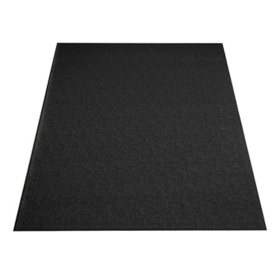 SuperMats Dense Foam Vinyl BikeMat, 36" x 48" Black