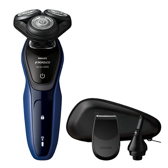 Philips Norelco Shaver 5150 with SmartClick Nose & Ear Trimmer