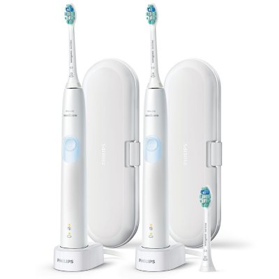 Philips Sonicare 6100 ProtectiveClean Power Toothbrush, 2 pk. (Choose Your  Color) - Sam's Club