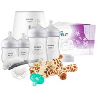 Philips Avent Natural All-In-One Gift Set with Snuggle Giraffe