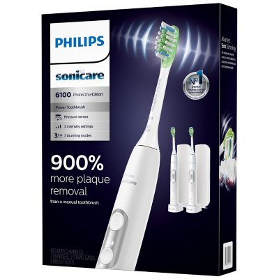 Philips Sonicare 6100 ProtectiveClean Power Electric Toothbrush – 2 pack