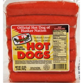 Fairbury Brand, Red Hot Dogs (2 lbs.)