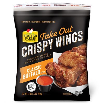 Foster Farms Frozen Classic Buffalo Take-out Crispy Wings ...