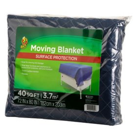 Duck Brand Blue 72"x80" Moving Blanket