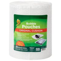 Duck Bubble Pouches on a Roll - Clear, 30 Count, 10" x 10"