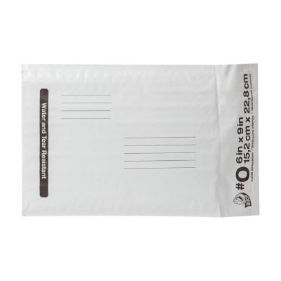 Duck Brand Bubble Mailer #5 Poly White 25-pack 10.5 x 15 Self Sealing Mailers