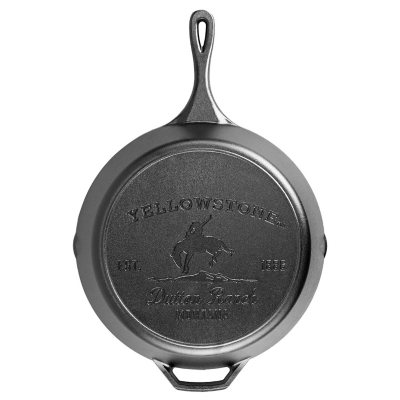 Lodge x Yellowstone 13.25" Seasoned Cast Iron Skillet