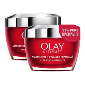 Olay Ultimate Niacinamide + Collagen Peptide 24 Hydrating Moisturizer, 1.7 oz., 2 pk.