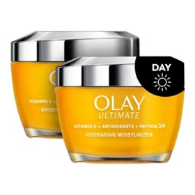 Olay Ultimate Vitamin C + Antioxidants + Peptide 24 Hydrating Moisturizer, 1.7 oz., 2 pk.