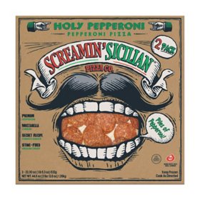 Screamin' Sicilian Holy Pepperoni Pizza, Frozen (2 pk.)