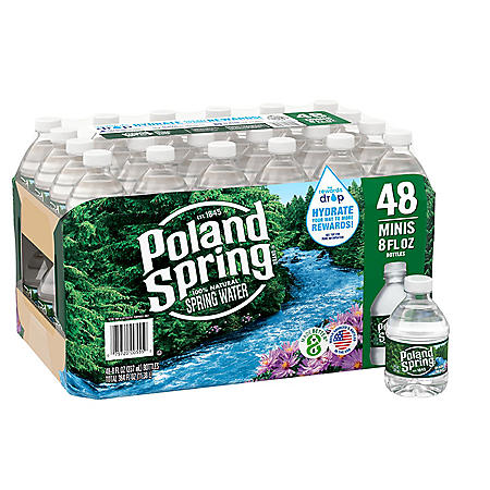 Poland Spring 100% Natural Spring Water (8 fl. oz., 48 pk.)
