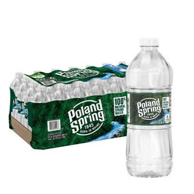 20 Ounce Bottled Spring Water  Poland Spring® Brand 100% Natural Spring  Water