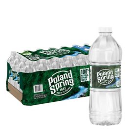Poland Spring 100% Natural Premium Spring Water - Small, Mini 8 Fl Oz  Bottles | Pack of 24