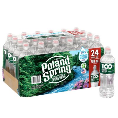 700 mL Bottled Spring Water  Poland Spring® Brand 100% Natural Spring Water