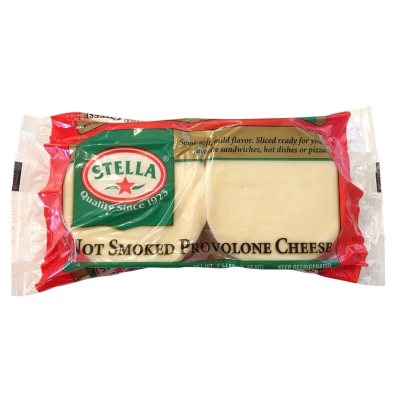Stella Provolone Cheese Slices (2.5 lbs.) Sam's Club
