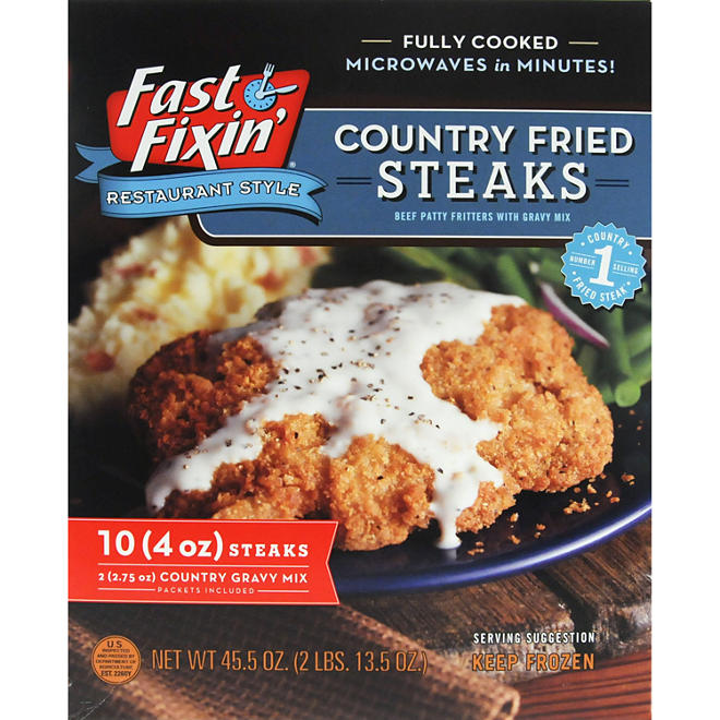Fast Fixin' Country Fried Steaks with Gravy (45.5 oz.)
