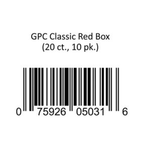 GPC Classic Red Box 20 ct., 10 pk.