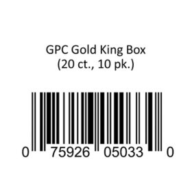 GPC Gold King Box 20 ct., 10 pk.