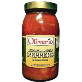 Oliverio Italian Hot Peppers 25.5 oz.