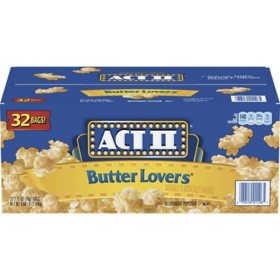 ACT II Butter Lovers Microwave Popcorn, 2.75 oz., 32 pk.