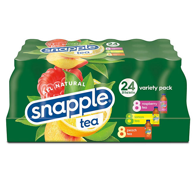 Snapple Tea Variety Pack 20  fl. oz. bottles, 24 pk.