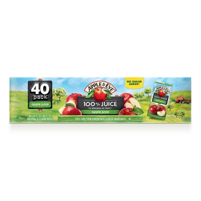 Apple & Eve 100% Apple Juice ( fl. oz., 40 pk.) - Sam's Club