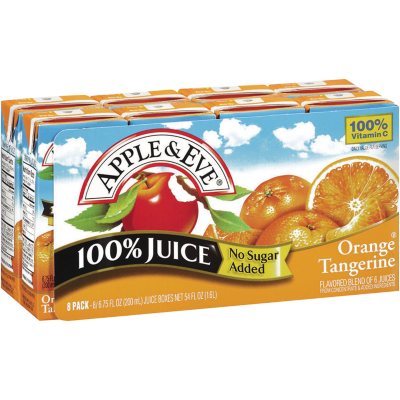 Apple & Eve Orange Tangerine 100% Juice - 200ml - 40 pk. - Sam's Club