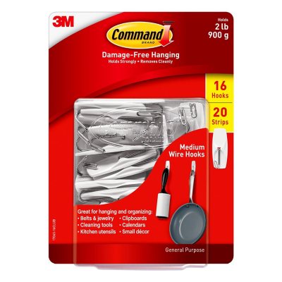 3M Command™ Medium Picture Hanging Strips with 4 strips-Pack