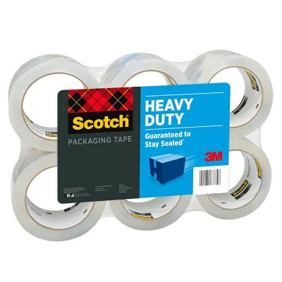 Scotch Heavy Duty Shipping Packaging Tape, 1.88 x 60.15 yd, 6-Pack - Sam's  Club