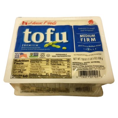 House Foods Premium Tofu, Medium Firm (19 oz., 2 pk.) - Sam's Club