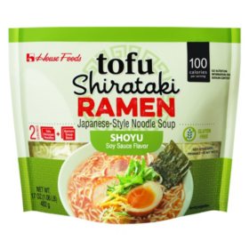 House Foods Tofu Shirataki Ramen, Soy Sauce Flavor (17 oz.)