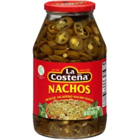 La Costeña Pickled Jalapeño Nacho Slices, 64 oz.