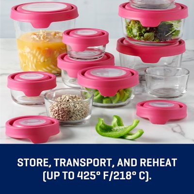 TrueSeal Glass Food Storage Container (11 Cup) - Thumbnail 3