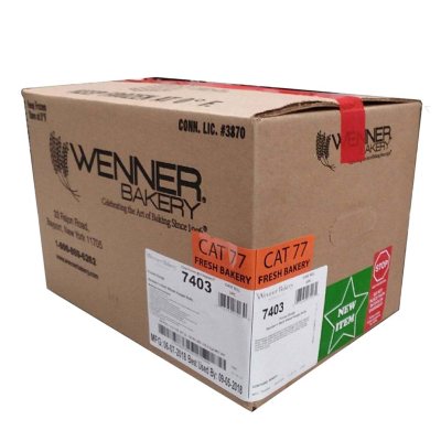 Case Sale Member's Mark Regular Wheat Hoagie Rolls, Frozen Dough (180