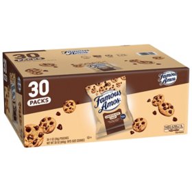 Famous Amos Chocolate Chip Cookies, 1oz., 30 pk.