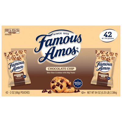 Famous Amos Chocolate Chip Cookies, 2 oz, 42 pk.