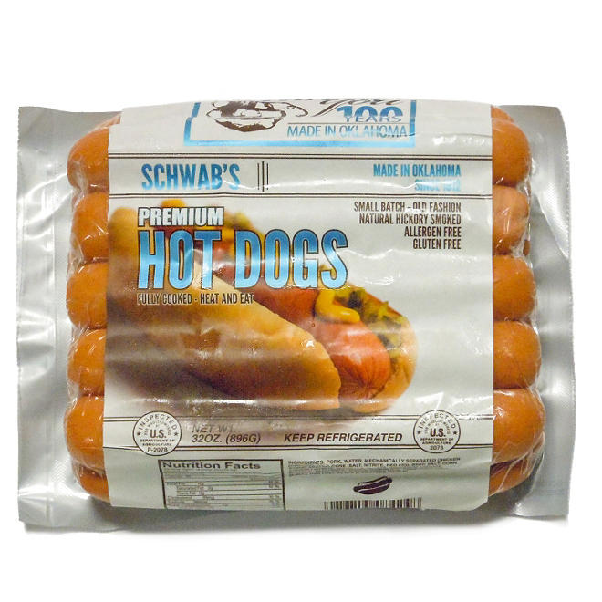 Schwab's Premium Hot Dogs (32 oz. pkg.)