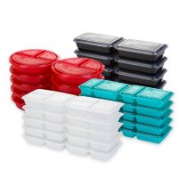 GoodCook Meal Prep 120-Piece Portion Control Containers, One-Year Supply