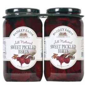 Paisley Farm Sweet Pickled Beets, 35.5 oz., 2 pk.