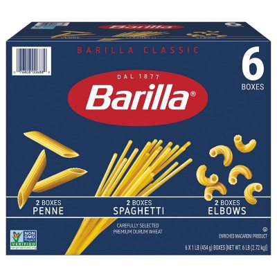 Barilla Pasta Variety Pack (16 oz., 6 pk.) - Sam's Club